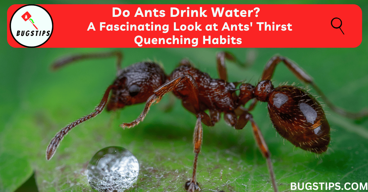 Do Ants Drink Water? : A Fascinating Look at Ant's Thirst Quenching Habits