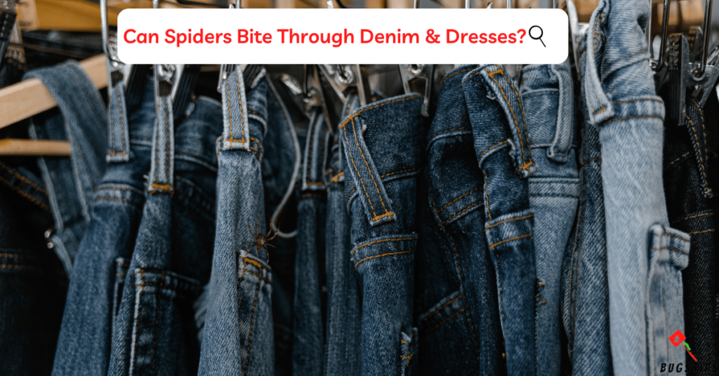 Can Spiders Bite Through Denim and Dresses?