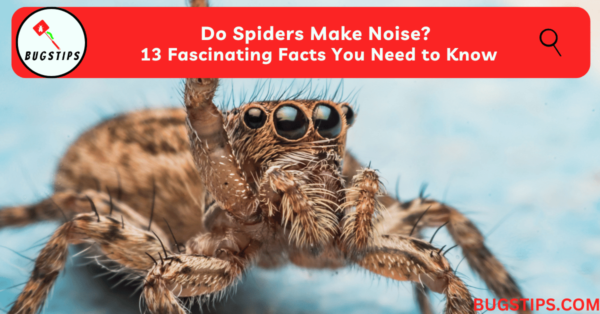 Do Spiders Make Noise?
