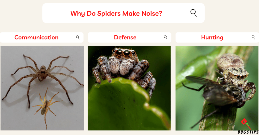 Do spiders make noise  Why Do Spiders Make Noise