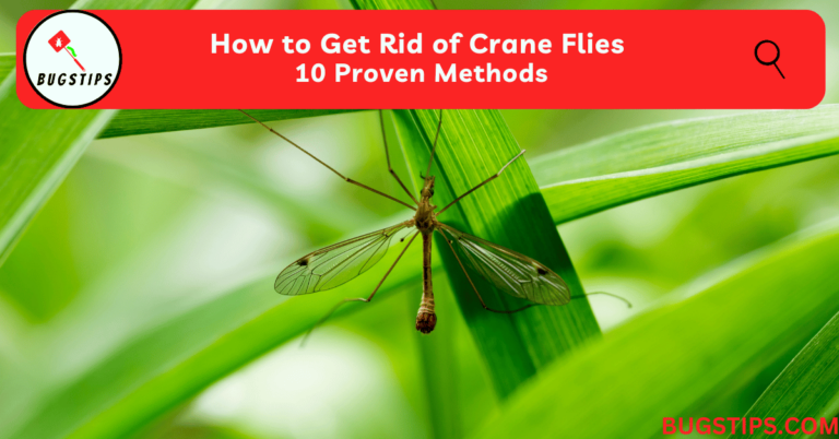 How to Get Rid of Crane Flies | 10 Proven Methods - BugsTips