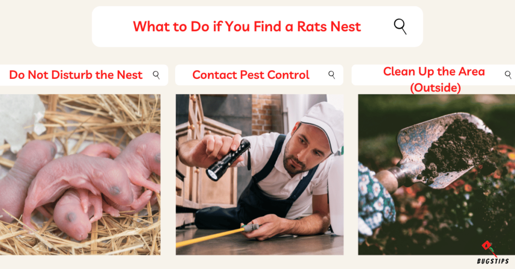 What to Do if You Find a Rats Nest