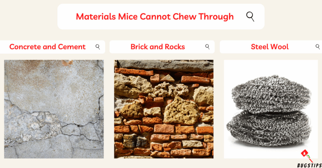Materials Mice Cannot Chew Through